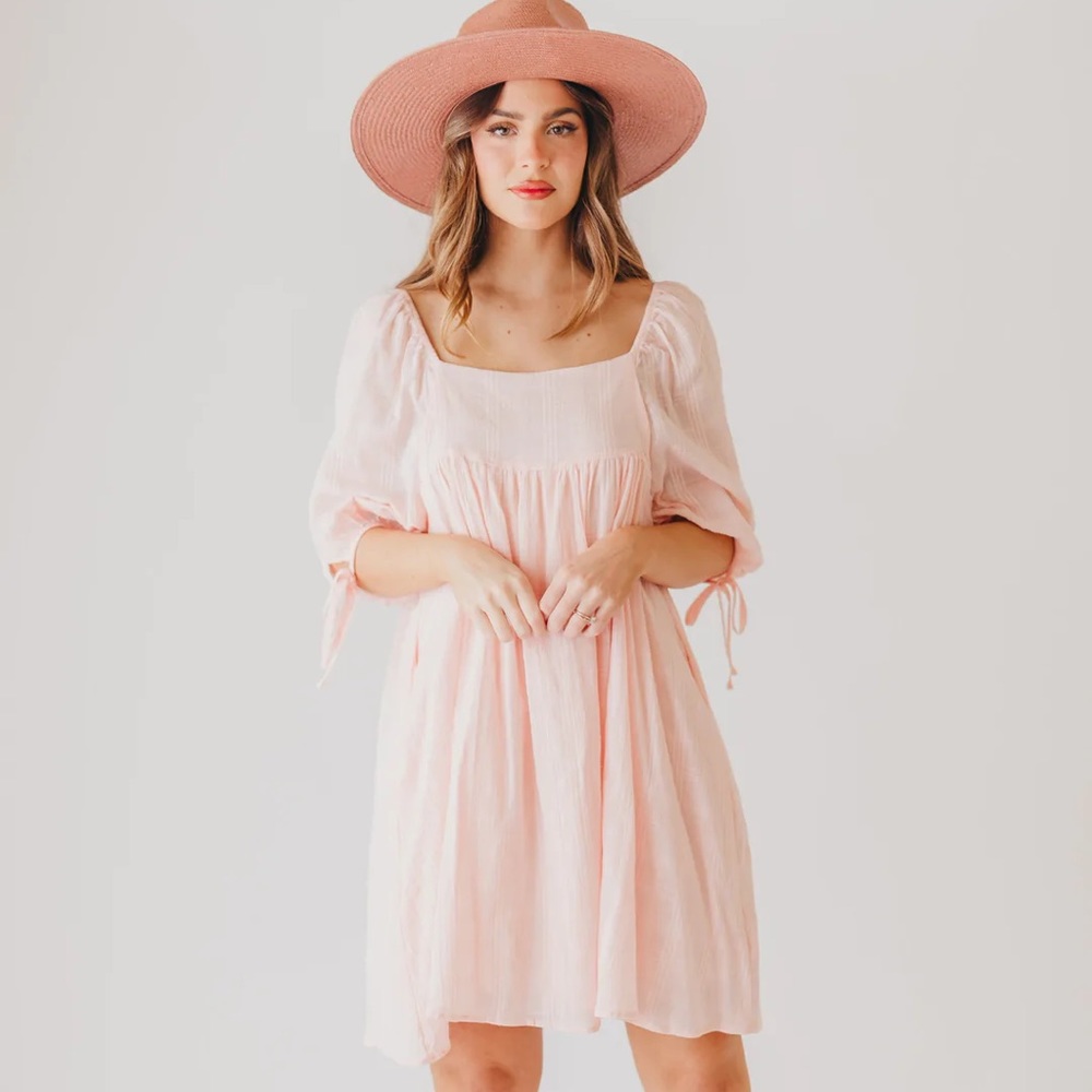 NEW Pink Babydoll Dress
